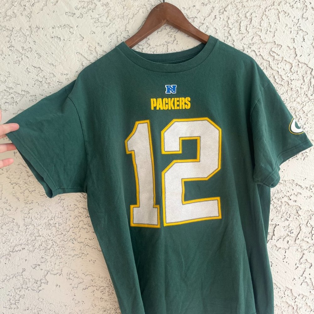 AARON RODGERS GREEN BAY PACKERS T-Shirt Men's Large - Picture 3 of 6